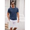 COOFANDY Men’s T Shirt Short Sleeve Classic Crew Neck T-Shirt Casual Summer Basic Tee Shirts(Navy Blue)
