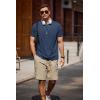 COOFANDY Men’s T Shirt Short Sleeve Classic Crew Neck T-Shirt Casual Summer Basic Tee Shirts(Navy Blue)