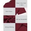 COOFANDY Men’s T Shirt Short Sleeve Classic Crew Neck T-Shirt Casual Summer Basic Tee Shirts(Wine Red)