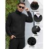 COOFANDY Men’s Tracksuits Casual Sweatsuit 2 Piece Full Zip Athletic Jogging Suit Sets Sport Sweat Suit(Black)