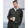 COOFANDY Men’s Tracksuits Casual Sweatsuit 2 Piece Full Zip Athletic Jogging Suit Sets Sport Sweat Suit(Dark Grey)