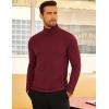 COOFANDY Men’s Turtleneck Sweater Slim Fit Lightweight Basic Ribbed Sweaters