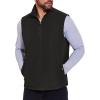 COOFANDY Men’s Casual Outerwear Vest Lightweight Full-Zip Sleeveless Jacket Outdoor Hiking Travel Golf Vest with Pockets(Black)