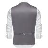 COOFANDY Men’s Business Suit Vest Casual Dress Vest Slim Fit Formal Waistcoat(Dark Grey)