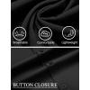COOFANDY Mens Casual Button Down Shirts Short Sleeve Business Shirts Lightweight Wrinkle Free Dress Shirts(A-black)