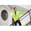 COOFANDY Men’s Metallic Jacket 70s Disco Dance Party Costume Shiny Varsity Zipper Baseball Bomber Jacket(Lemon)
