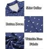 COOFANDY Men’s Casual Button Down Shirt Wrinkle Free Shirts Long Sleeve Dress Shirt(Navy Shark)
