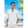 COOFANDY Men’s Casual(A-white)