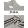 COOFANDY Men’s Sweater Vest Cable Knitted V Neck Slim Fit Sleeveless Pullover Sweater(Light Grey)