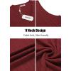 COOFANDY Men’s Sweater Vest Cable Knitted V Neck Slim Fit Sleeveless Pullover Sweater(Wine Red)