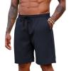 COOFANDY Men’s Swim Trunks Board Shorts Summer Beach Shorts Swimsuit Swimwear for Men – No Liner(Navy)