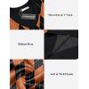 COOFANDY Men’s Sleeveless V Neck Pullover Sweater Slim Fit Casual Argyle Vest Sweaters(Black-orange)