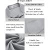 COOFANDY Mens Wrinkle Free Short Sleeve Dress Shirts Button Up Fitted Casual Summer Shirts Light Grey