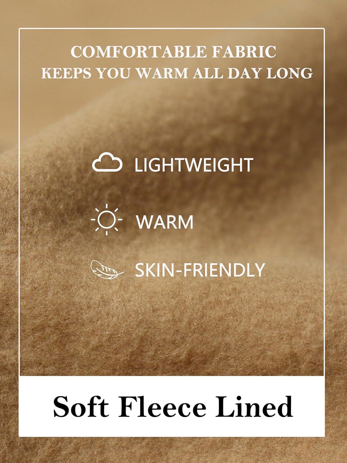 imageCOOFANDY Mens Hoodies Pullover Fleece Lined Hoodie Casual Long Sleeve Drawstring Hooded Sweatshirts with Kanga PocketCamel