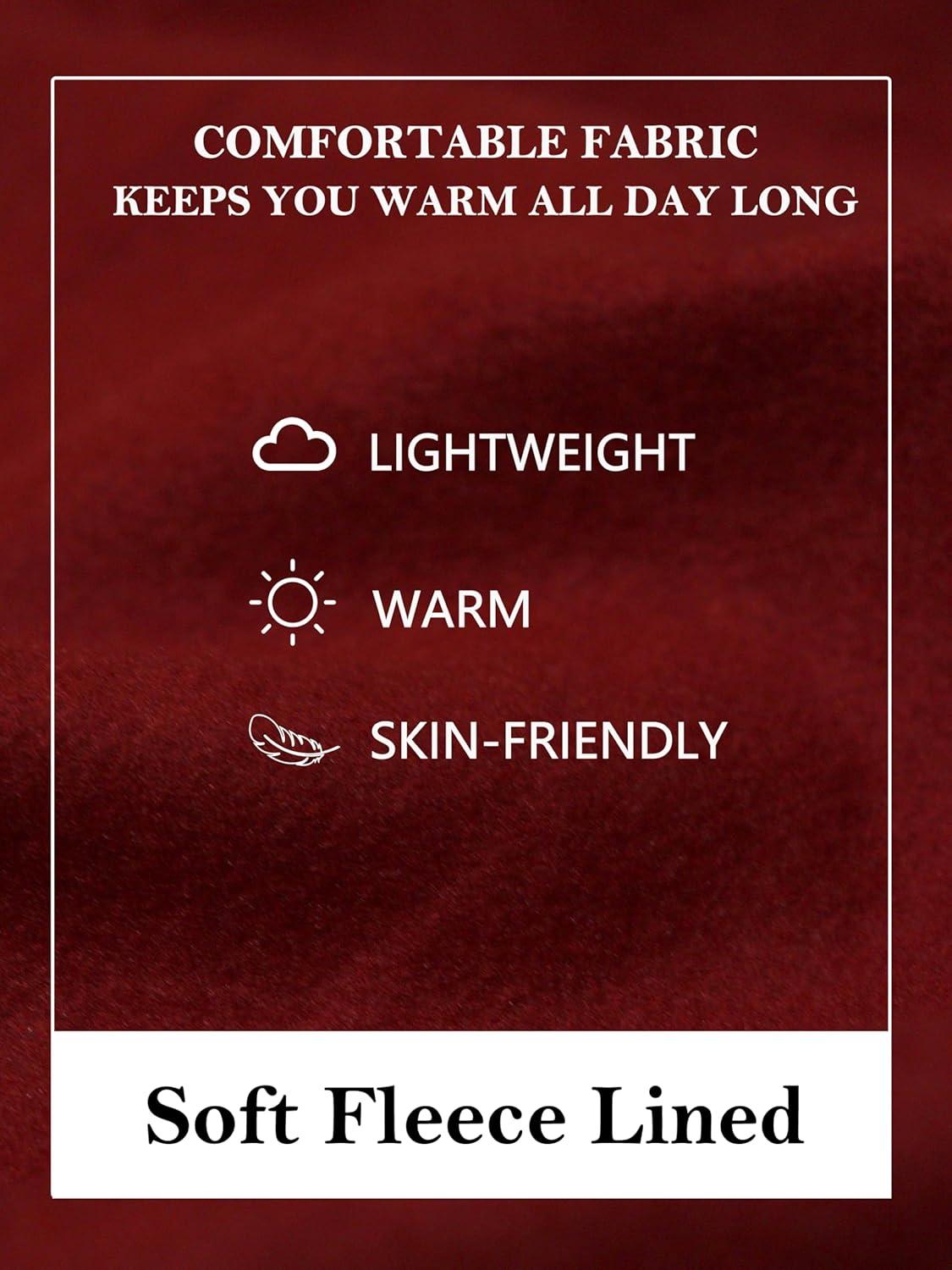 imageCOOFANDY Mens Hoodies Pullover Fleece Lined Hoodie Casual Long Sleeve Drawstring Hooded Sweatshirts with Kanga PocketWine Red