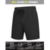 COOFANDY Men’s 3 Pack Athletic Running Shorts Gym Workout Short Quick Dry Sports Short with Pockets(Black(1 Pack of 1))