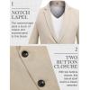 COOFANDY Men’s Blazer Casual Sport Coats Two Buttons Lightweight Suit Jacket(Light Khaki)