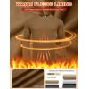COOFANDY Men’s Fleece Crewneck Sweatshirt Casual Long Sleeve Pullover Fall Winter Warm Sweatshirts Fashion Pullovers(Light Brown)