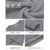 COOFANDY Men’s Fleece Crewneck Sweatshirt Cotton Long Sleeve Pullover Casual Thermal Shirts(Mid Grey)