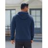 COOFANDY Men’s Fleece Hoodie Long Sleeve Hooded Sweatshirt Casual Basic Essential Drawstring Pullover Hoodie With Pocket(Navy)