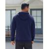 COOFANDY Men’s Fleece Hoodie Long Sleeve Hooded Sweatshirt Casual Basic Essential Drawstring Pullover Hoodie With Pocket(Navy Blue)