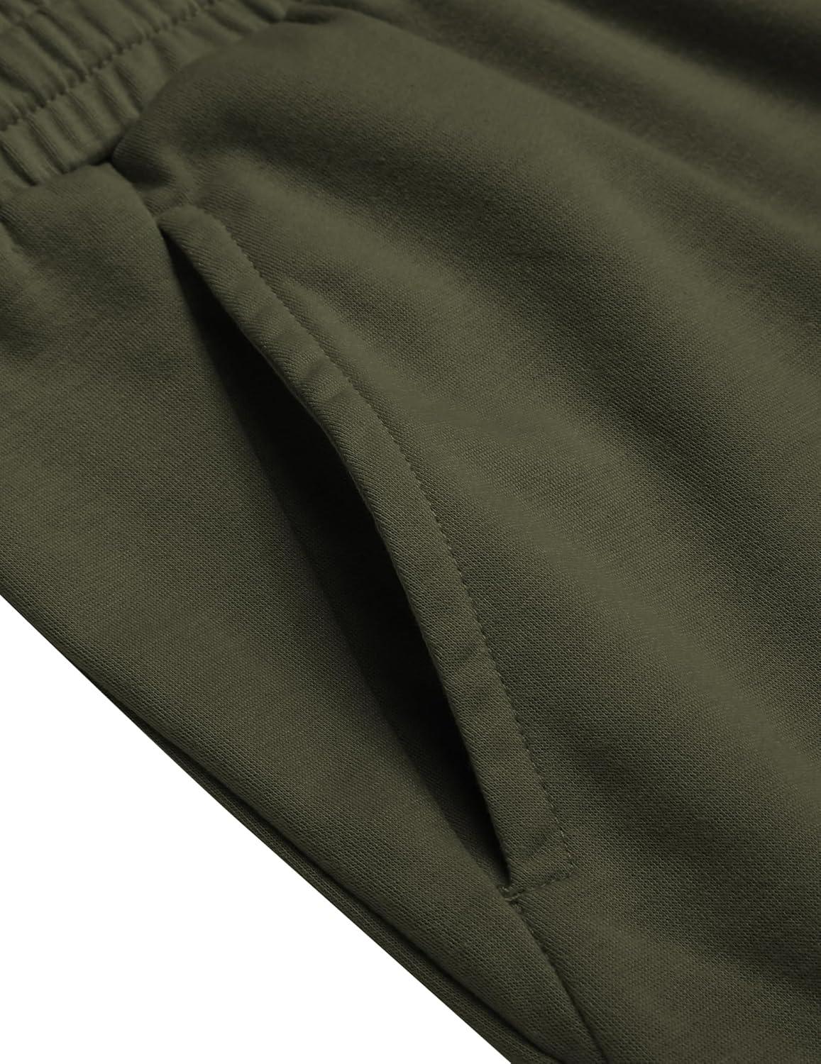 imageCOOFANDY Mens Athletic Shorts 7 Inch Quick Dry Breathable Lightweight Gym Workout Shorts with PocketsBlack Army Green