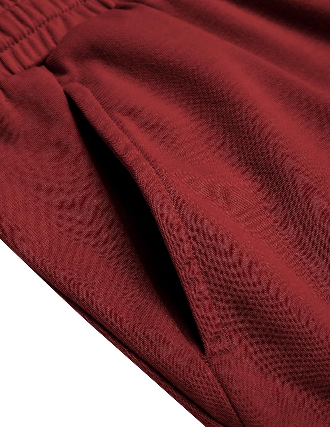 imageCOOFANDY Mens Athletic Shorts 7 Inch Quick Dry Breathable Lightweight Gym Workout Shorts with PocketsWine RedBlack