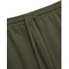 COOFANDY Mens Athletic Shorts 7 Inch Quick Dry Breathable Lightweight Gym Workout Shorts with Pockets(Black / Army Green)