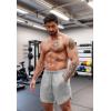 COOFANDY Mens Athletic Shorts 7 Inch Quick Dry Breathable Lightweight Gym Workout Shorts with Pockets(Grey/Army Green)