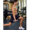 COOFANDY Mens Athletic Shorts 7 Inch Quick Dry Breathable Lightweight Gym Workout Shorts with Pockets(Navy Blue/Blue)