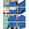 COOFANDY Mens Athletic Shorts 7 Inch Quick Dry Breathable Lightweight Gym Workout Shorts with Pockets(Navy Blue/Blue)