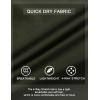 COOFANDY Mens Athletic Shorts 7 Inch Quick Dry Stretch Lightweight Gym Workout Shorts with Pockets(Black/Olive Green)