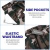 COOFANDY Mens Athletic Shorts 7 Inch Quick Dry Stretch Lightweight Gym Workout Shorts with Pockets(Camo Black/Camo Army Grey)