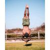 COOFANDY Mens Athletic Shorts 7 Inch Quick Dry Stretch Lightweight Gym Workout Shorts with Pockets(Light Khaki/Light Grey)