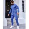 COOFANDY Men’s Tracksuit 2 Piece Hooded Athletic Sweatsuits Casual Running Jogging Sport Suit Sets(Royal Blue)