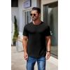 COOFANDY Men’s Short Sleeve T-Shirts Crew Neck Casual Summer T Shirts 1-3 Pack Basic Tee Shirt(C- Black/Dark Grey/Wine Red -3 Pack)