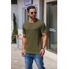 COOFANDY Men’s Short Sleeve T-Shirts Crew Neck Casual Summer T Shirts 1-3 Pack Basic Tee Shirt(C- Black/Light Grey/Army Green -3 Pack)