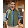 COOFANDY Men’s Polar Fleece Vest Lightweight Sleeveless Zip Up Jacket Casual Outerwear Outdoor Golf Vests(Army Green)