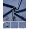 COOFANDY Men’s Short Sleeve Button Down Shirt Casual Summer Beach Untucked Vacation Textured Shirts with Pocket(Dark Blue)
