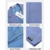 COOFANDY Men’s Casual Blazer One Button Sport Coat Lightweight Business Suit Jacket(Blue)