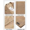 COOFANDY Men’s Casual Blazer One Button Sport Coat Lightweight Business Suit Jacket(Brown)