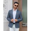 COOFANDY Men’s Casual Blazer One Button Sport Coat Lightweight Business Suit Jacket(Dark Blue)