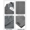 COOFANDY Men’s Casual Blazer One Button Sport Coat Lightweight Business Suit Jacket(Dark Grey)