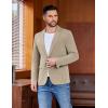 COOFANDY Men’s Casual Blazer One Button Sport Coat Lightweight Business Suit Jacket(Khaki)