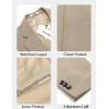 COOFANDY Men’s Casual Blazer One Button Sport Coat Lightweight Business Suit Jacket(Khaki)