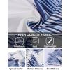 COOFANDY Mens Hawaiian Shirts Short Sleeve Tropical Button Down Shirt Floral Shirt Summer Beach Shirt(Leaf White&blue)