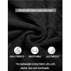 COOFANDY Men’s Knit Button Down Shirt Short Sleeve Vintage Polo Shirts Summer Casual Beach Tops(Black&white)