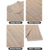 COOFANDY Men’s Knit Button Down Shirt Short Sleeve Vintage Polo Shirts Summer Casual Beach Tops(Khaki)
