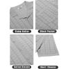 COOFANDY Men’s Knit Button Down Shirt Short Sleeve Vintage Polo Shirts Summer Casual Beach Tops(Light Grey)