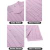 COOFANDY Men’s Knit Button Down Shirt Short Sleeve Vintage Polo Shirts Summer Casual Beach Tops(Pink)